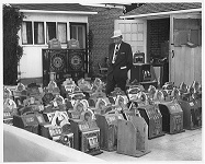 Photograph of Police Confiscation of Gaming Machines