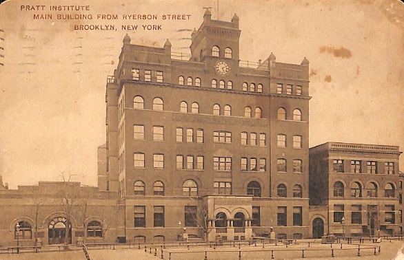 Pratt Main Building Postcard