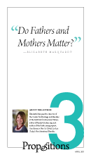 Do Fathers and Mothers Matter?