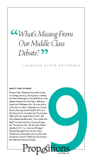What's Missing From Our Middle Class Debate?