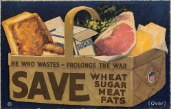 'Save,' Saving Fund Society's Thrift Stamp Ad