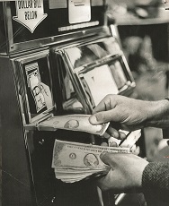 Photograph of Cash-Accepting Gaming Machine in Sparks, Nevada