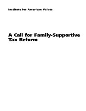 A Call for Family-Supportive Tax Reform
