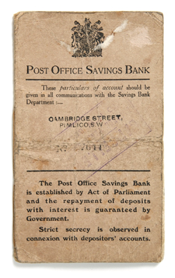 Post Office Savings Bank Book
