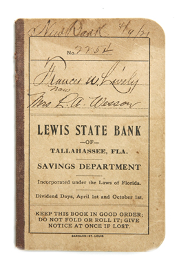 Lewis State Bank Savings Booklet