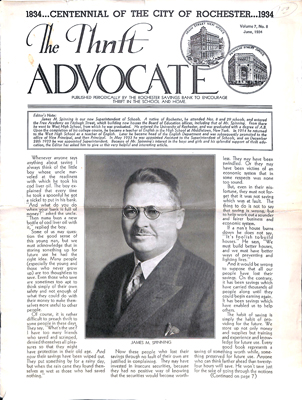 The Thrift Advocate, Volume 7, Number 8