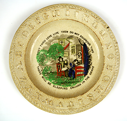Thrift Maxim Plate: Dost Thou Love Life . . .