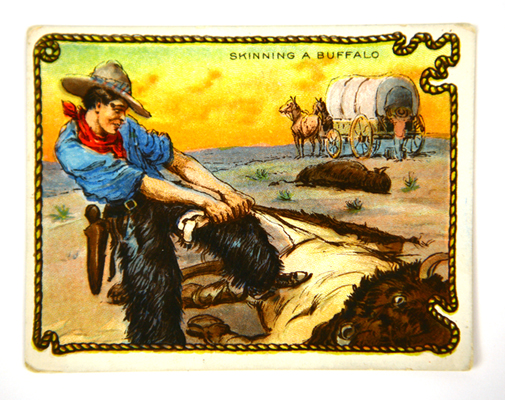 Skinning a Buffalo Card