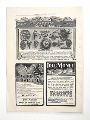 Harper's Magazine Advertiser: A Bank Book for Christmas and Idle Money