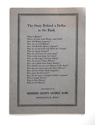 The Story Behind a Dollar in the Bank Booklet