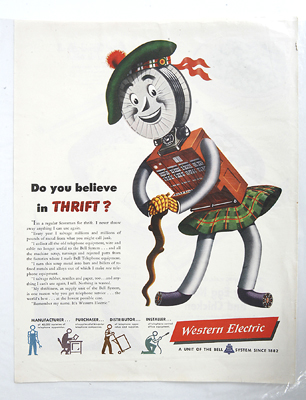 Western Electric Ad: Do You Believe in Thrift?