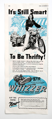 Whizzer Bike Coupon: It's Still Smart to be Thrifty
