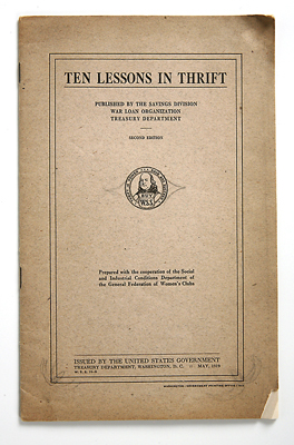 Ten Lessons in Thrift Booklet, Second Edition