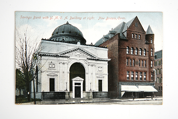 Savings Bank with Y.M.C.A. Building, New Britain, Conn.