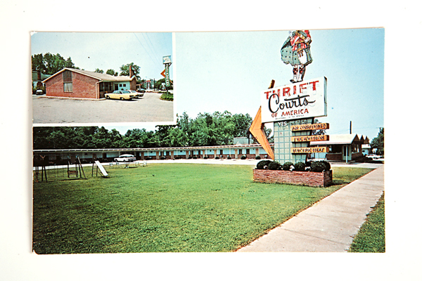 Thrift Courts of America Motel, Panoramic View 
