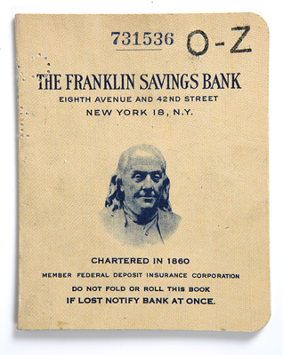 The Franklin Savings Bank Book