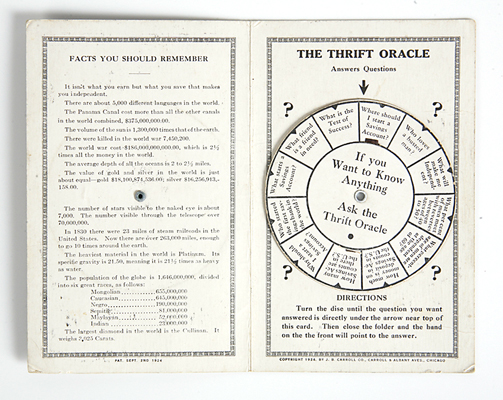 Thrift Oracle: Tells You How to Save Pinwheel