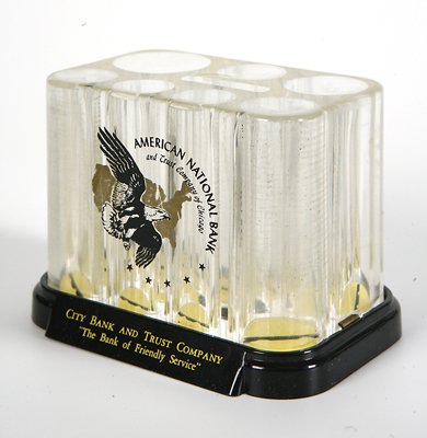 City Bank and Trust Company Lucite Coin Bank