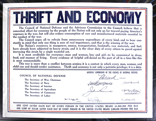 Thrift and Economy Flier