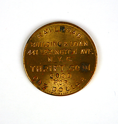 Railroad Thrift Coin 