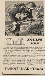 The Royal Bank of Canada Ad: 'Thrift Equips Men'