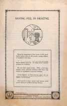 Thrift Leaflet No. 12: Saving Fuel in Heating