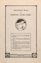 Thrift Leaflet No. 14: Inexpensive Ways of Keeping Food Cool