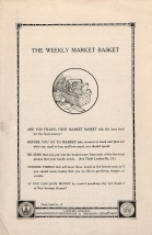 Thrift Leaflet No. 16: The weekly Market Basket