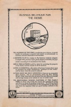 Thrift Leaflet No. 18: Business Methods for the Home