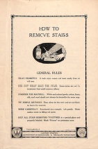 Thrift Leaflet No. 6: How to Remove Stains