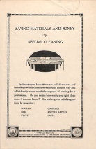 Thrift Leaflet No. 8: Saving Materials and Money by Special Cleaning