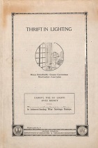 Thrift Leaflet No. 9: Thrift in Lighting