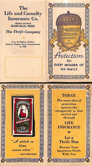 Thrift, Life and Casualty Insurance Company Pamphlet