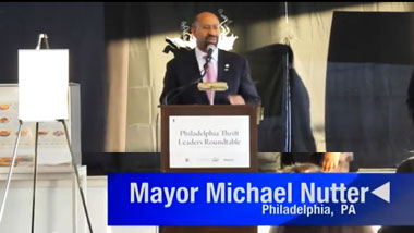 Mayor Michael Nutter Talks about Thrift