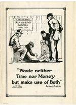 Waste Neither Time nor Money Illustration 