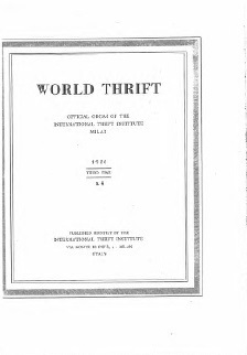 For October 31st International Thrift Day