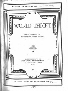 World Thrift, 1929, No. 2