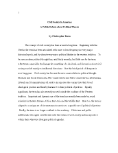 Civil Society in America: A Public Debate about Political Theory