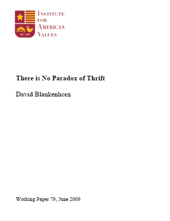 There is No Paradox of Thrift